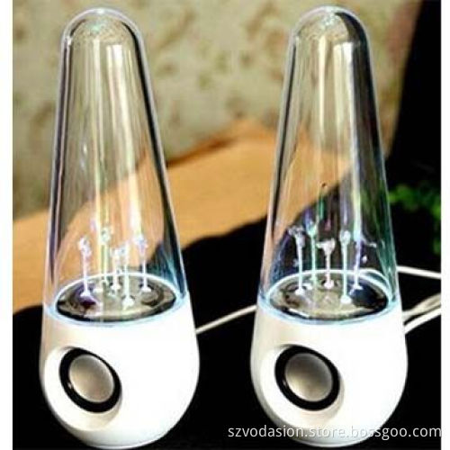 2014 popular new water dancing speaker with USB Power and Color LED Lights